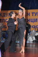 Vladimir Karpov & Maria Tzaptashvili at Burgas Open 2008