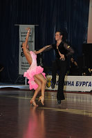 Vladimir Karpov & Maria Tzaptashvili at Burgas Open 2008