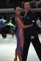 Andrius Kandelis & Elena Zverevshchikova at Blackpool Dance Festival 2012