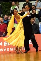 Luca Bussoletti & Tjasa Vulic at Austrian Open Championships 2004