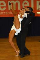 Luca Bussoletti & Tjasa Vulic at Austrian Open Championships 2004