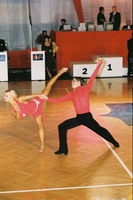 Jurij Batagelj & Jagoda Batagelj at Slovenian Open 2001