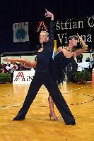 Volodymyr Akhlomov & Ruslana Karluchenko at Austrian Open Championships 2004