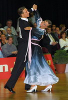 Arunas Bizokas & Edita Daniute at Austrian Open Championships 2002