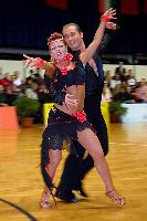 Riccardo Cocchi & Joanne Wilkinson at Austrian Open Championships 2004