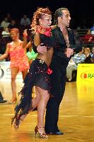 Riccardo Cocchi & Joanne Wilkinson at Austrian Open Championships 2004