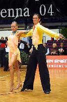 Matic Rodica & Ana Jurenec at Austrian Open Championships 2004