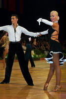 Eldar Dzhafarov & Anna Sazina at Austrian Open Championships 2005