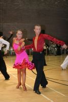 Andrew Escolme & Amy Louise Baker at International Championships 2008