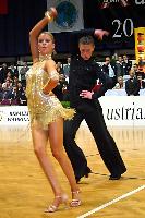Alexander Parhomovski & Tasja Schulz at Austrian Open Championships 2004