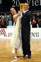Benedetto Ferruggia & Claudia Köhler at Austrian Open Championships 2004