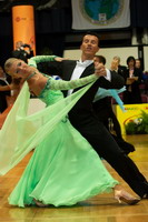 Dainius Mikolaitis & Ieva Sodeikienė at Austrian Open Championships 2005