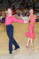 Jesper Birkehoj & Anna Anastasiya Kravchenko at 19th Feinda - Italian Open 2002