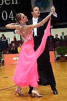 Conrad Engelmayer & Pia Dürmoser at Austrian Open Championships 2004