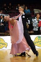 Olegas Martiniuk & Aiste Stragyte at Austrian Open Championships 2004