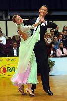Olegas Martiniuk & Aiste Stragyte at Austrian Open Championships 2004