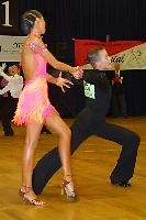 Valentin Savin & Alina Glazkova at Austrian Open Championships 2004