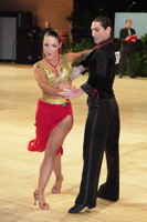 Hyacinthos Christou & Nicole Lage at UK Open 2013