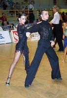 Maurizio Vescovo & Melinda Torokgyorgy at 19th Feinda - Italian Open 2002