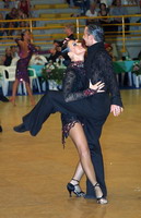 Maurizio Vescovo & Melinda Torokgyorgy at 19th Feinda - Italian Open 2002