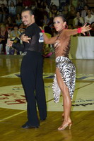 Maurizio Vescovo & Melinda Torokgyorgy at Hungarian Latin ranking and club competition