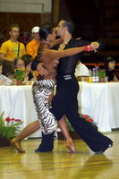 Maurizio Vescovo & Melinda Torokgyorgy at Hungarian Latin ranking and club competition