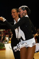 György Köcse & Veronika Vaszily at Austrian Open Championships 2005