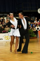 György Köcse & Veronika Vaszily at Austrian Open Championships 2005