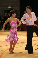 Taro Hayasaki & Hiroko Hayasaki at International Championships 2008