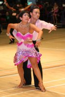 Taro Hayasaki & Hiroko Hayasaki at International Championships 2008