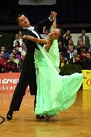 Marat Gimaev & Alina Basyuk at Austrian Open Championships 2004