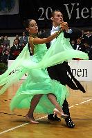 Marat Gimaev & Alina Basyuk at Austrian Open Championships 2004