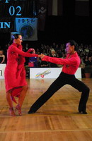 Sergey Sourkov & Agnieszka Melnicka at Austrian Open Championships 2002