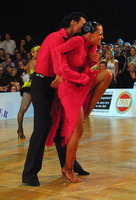 Sergey Sourkov & Agnieszka Melnicka at Austrian Open Championships 2002