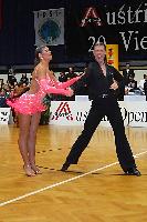 Misa Cigoj & Anastazija Novojilova at Austrian Open Championships 2004