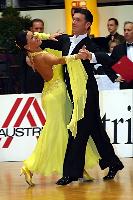 Guido Pellegrini & Angela Petrini at Austrian Open Championships 2004