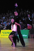 Franco Formica & Oksana Nikiforova at Austrian Open Championships 2002