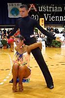 Dorin Frecautanu & Elena Rabinovici at Austrian Open Championships 2004