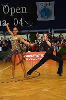 Bence Farantai & Maryna Steshenko at Austrian Open Championships 2004