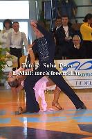 Bence Farantai & Maryna Steshenko at Slovenian Open 2004