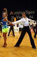 Simeon Timov & Dimitra Nikiforova at Austrian Open Championships 2004