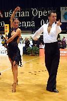 Krzysztof Hulboj & Janja Lesar at Austrian Open Championships 2004