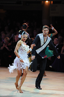 Kirill Belorukov & Elvira Skrylnikova at Blackpool Dance Festival 2012