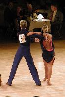 Klaus Kongsdal & Victoria Franova at Junckers International Galla & Aarhus Open 2003