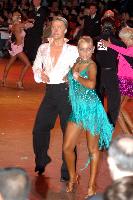 Artem Okharimenko & Alexandra Nelyubina at Blackpool Dance Festival 2004