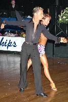 Jesper Birkehoj & Anna Anastasiya Kravchenko at The Imperial Ballroom and Latin American Championships 2004