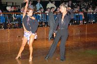 Jesper Birkehoj & Anna Anastasiya Kravchenko at The Imperial Ballroom and Latin American Championships 2004