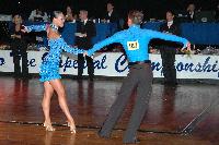 Alexander Kaloferov & Diana Olonetskaya at The Imperial Ballroom and Latin American Championships 2004