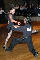 Frederic Puaux & Mylene Clary at The Imperial Ballroom and Latin American Championships 2004