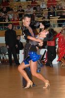 Sarunas Greblikas & Viktoria Horeva at Latvia Open 2007